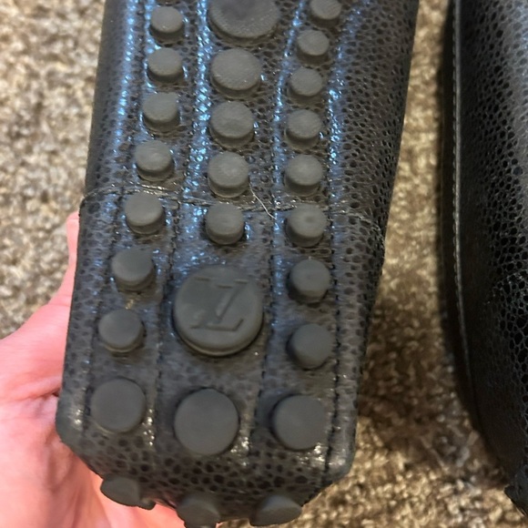 Louis Vuitton black lock flat size 37 black noir locket detail - Picture 9 of 11